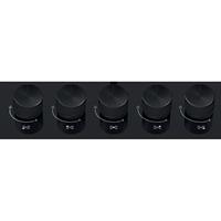 PIANO COTT. VETRO NERO 75CM