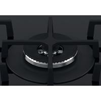 PIANO COTT. VETRO NERO 75CM