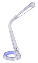 Lampada Da Tavolo In Metallo Bianco | 1x Attacco E27 | 40W | Art. 24881 | Design Classico Per Casa E Ufficio