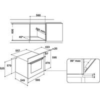 FORNO A MULT.VENT.NERO 66LT