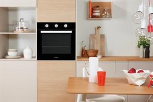 FORNO A MULT.VENT.NERO 66LT