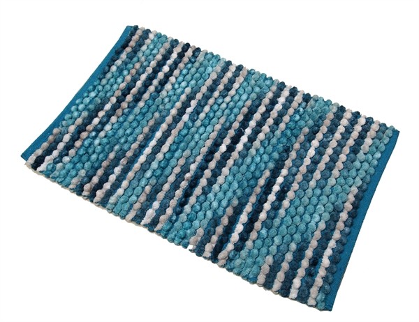 TAPPETO LOOP 60X120 BLU