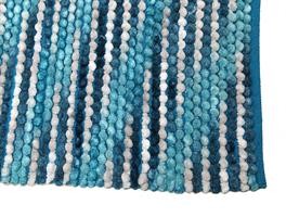 TAPPETO LOOP 60X120 BLU