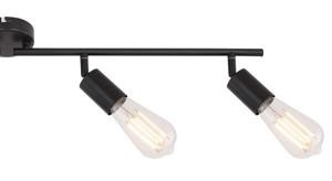 FARETTI SOFF BLK 4XE27 60W