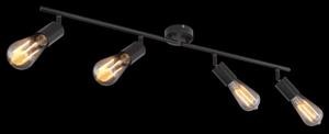 FARETTI SOFF BLK 4XE27 60W
