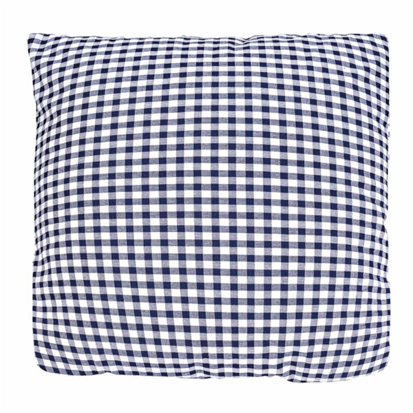 CUSCINO QUADRATO VICHY BLU