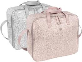 BORSA MAMMA FLOWER GRIGIO