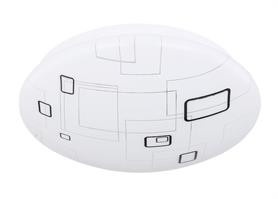 PLAFON METAL BIANCO LED