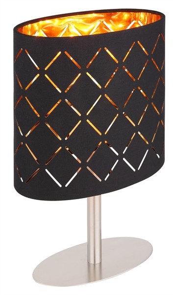 LAMP TAVOLO COLOR NERO ROMBO