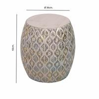 TAVOLINO LESHA METALL ROSA C