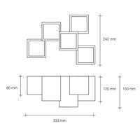 5 LUCI SOFFITTO HERAEA