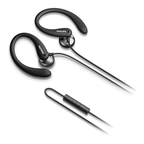 CUFFIA SPORTIV CON MICROF BL