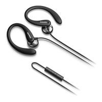 CUFFIA SPORTIV CON MICROF BL