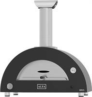 FORN BRIO SILV/BLK GAS/LEGNA