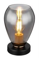 LAMP.TAV.MET BLK SAT 1XE27 4