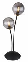 LAMP.TAV.MET BLK SAT 2XG9 28