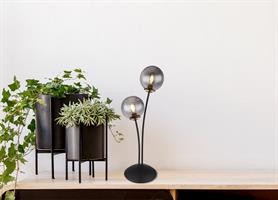 LAMP.TAV.MET BLK SAT 2XG9 28