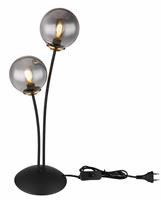 LAMP.TAV.MET BLK SAT 2XG9 28