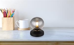 LAMP.TAV.MET BLK SAT 1XG9 28