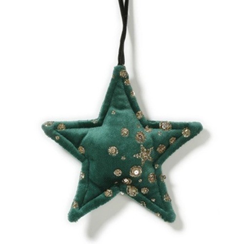 DECORAZ.STELLE VERDI 12CM
