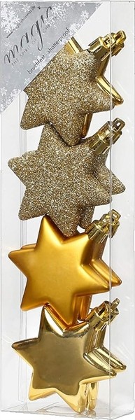 STELLE ORO 6CM 8PZ