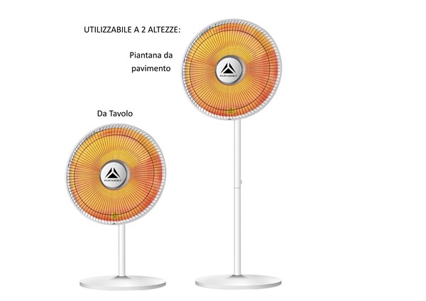 STUFA CARBONIO 2IN1 PARAB.40