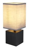 LAMP.TAV.LEGNO BLK 1E27 7W