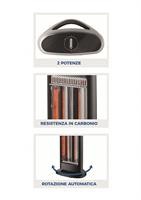 STUFA CARBONIO 2L 500/1000W