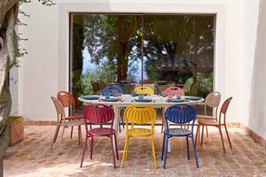 SEDIA COUPOLE MARRONE D'INDI