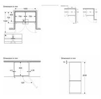 FRIGO COMB.CL D 440LT NF INO