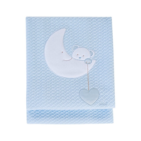 COPERTINA CULLA SOFT AZZURR