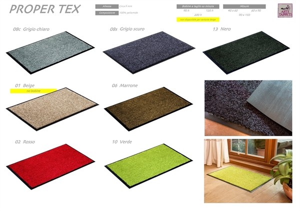 TAPP PROPER TEX 40X60 NERO