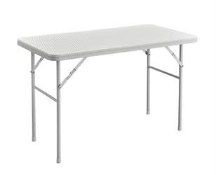 TAVOLO PIEGH 122X60774 BIANC