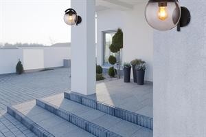 LAMP.ESTERN MET BLK 1XE27 28