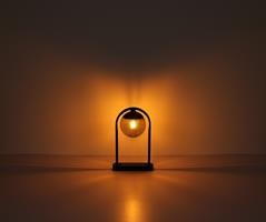 LAMP.EST MET BLK 1XE27 28W A