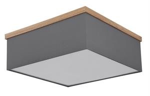 PLAF.MET BLK SAT 400X400X140
