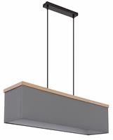 LUC SOSP MET BLK SAT 4XE27 9
