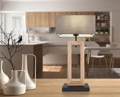 LAMPADA DA TAVOLO MET BLK AN