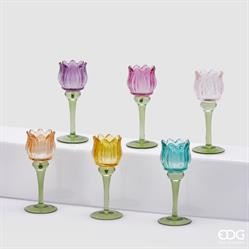 PORTACANDELA TULIP H.19 D.8