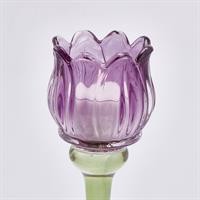 PORTACANDELA TULIP H.22 D.8,