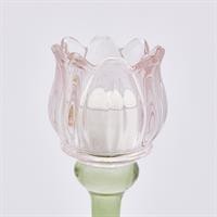 PORTACANDELA TULIP H.22 D.8,