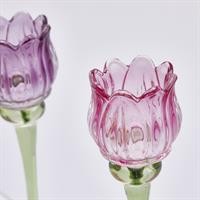 PORTACANDELA TULIP H.27 D.8