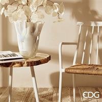 SEDIA METAL+RATTAN H84X54X58