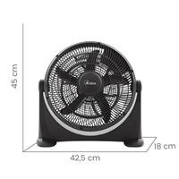 VENT.BOX SPACE 45 5P. BLACK