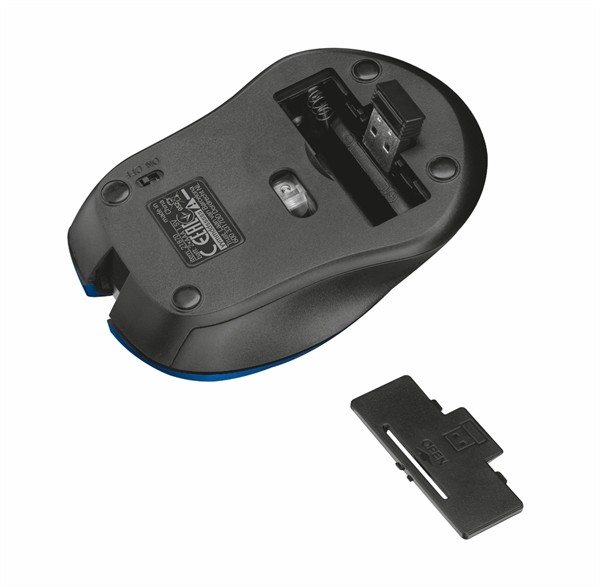 MOUSE WIRELESS SILENCE BLUE