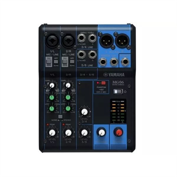 MIXER CON EFFETTI 6 CANALI