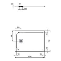 PIATTO DOCCIA ULTRAFLAT 100X
