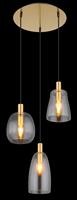 LAMP SOSPENS OTTONAT 3XE14 4