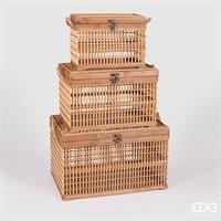 BAULE BAMBOO RETTANGOLO H29