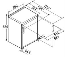 FRIGO TAVOLO CL E 111LT BIAN